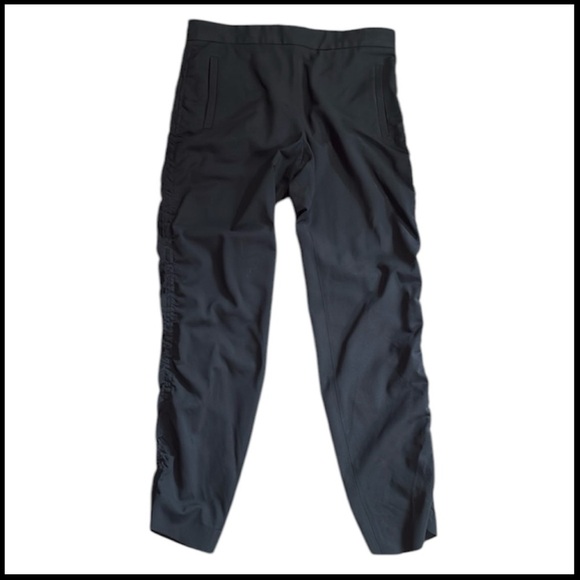 COS Pants with side rouching in black with back zip and pockets-Size 12 - Picture 2 of 12